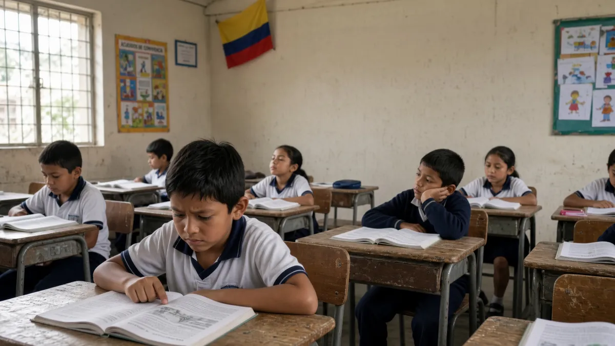 Tres investigaciones, una alarma: el 48% de los niños colombianos no comprende lo que lee al terminar primaria.